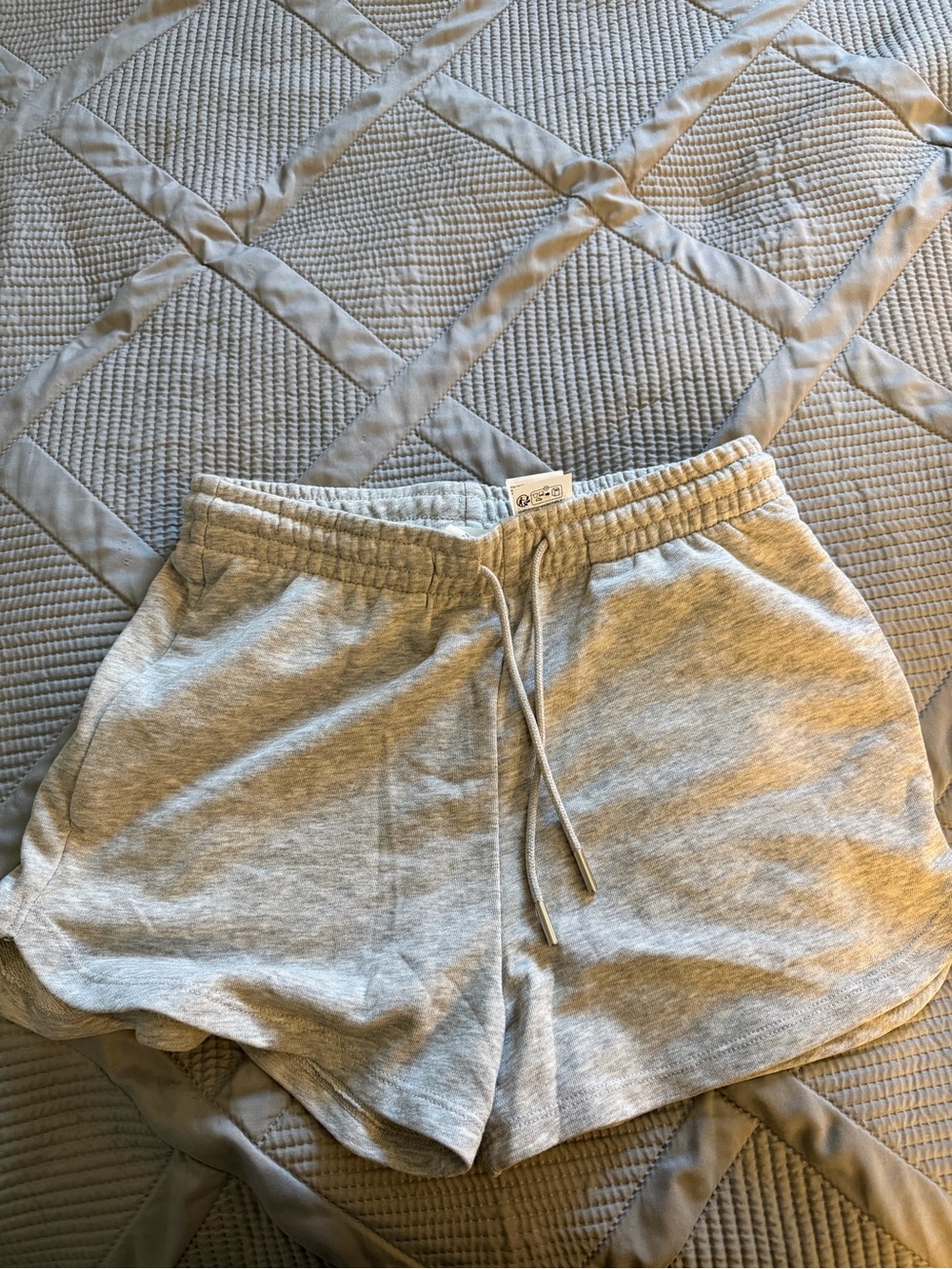 H&M Light Gray Women's Athletic Drawstring Shorts